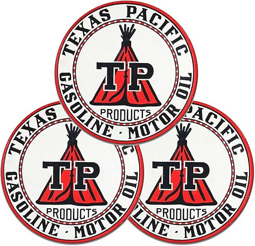 Miniatura 287 de Brotherhood Letrero de gas vintage de reproducción de letreros de metal vintage, letrero redondo de metal para garaje y hogar, 8 pulgadas de Nourse