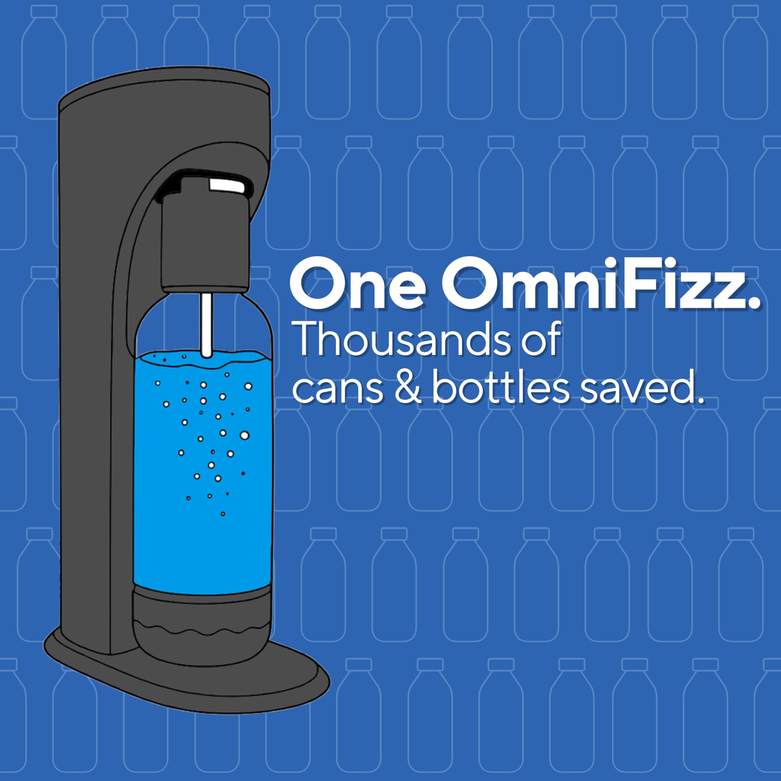 Drinkmate OmniFizz 410-02-14Z Machine à boissons pétillantes avec bouteille