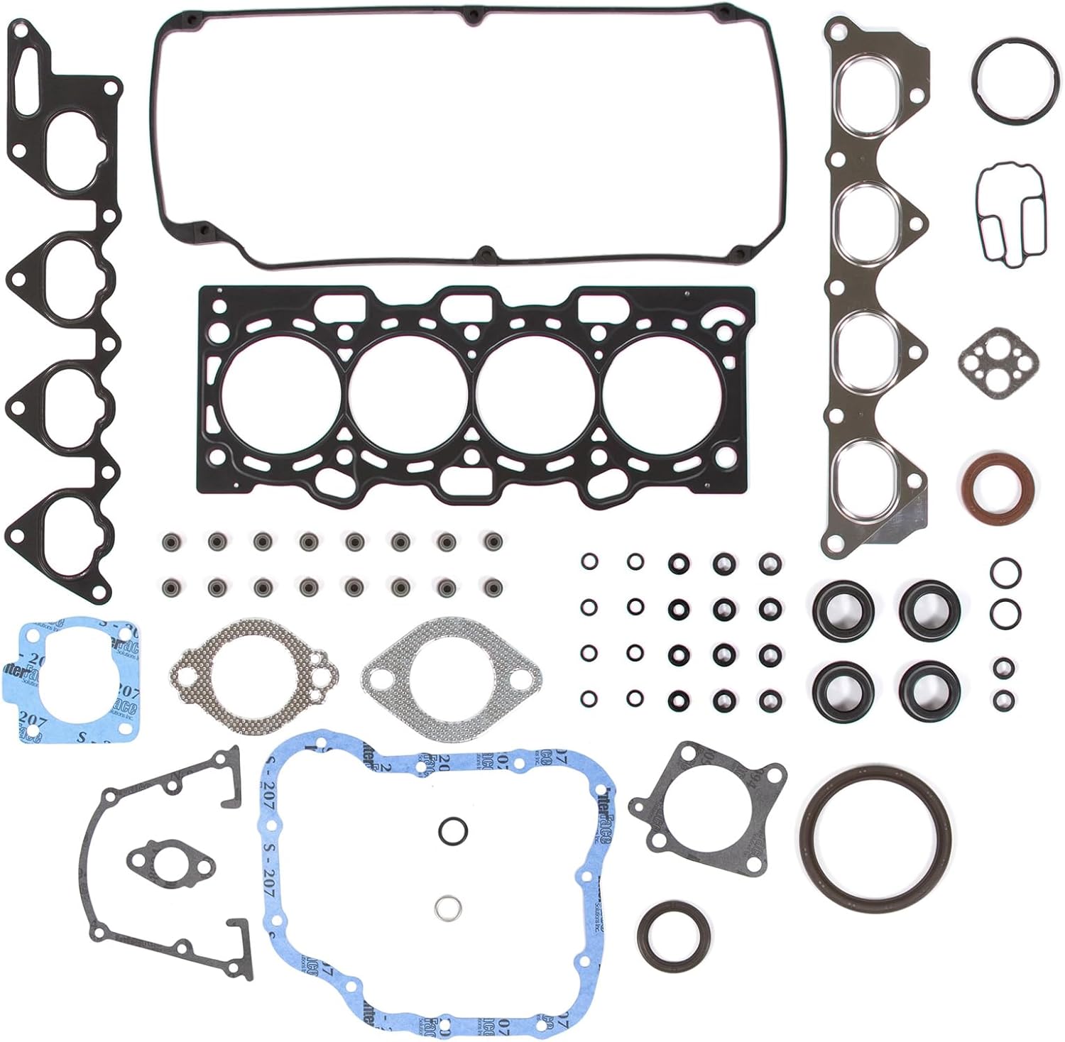 DG-8614920918 MLS Full Gasket Set Compatible With/Replacement For 02-07 Mitsubishi Lancer 2.0L SOHC 4G94