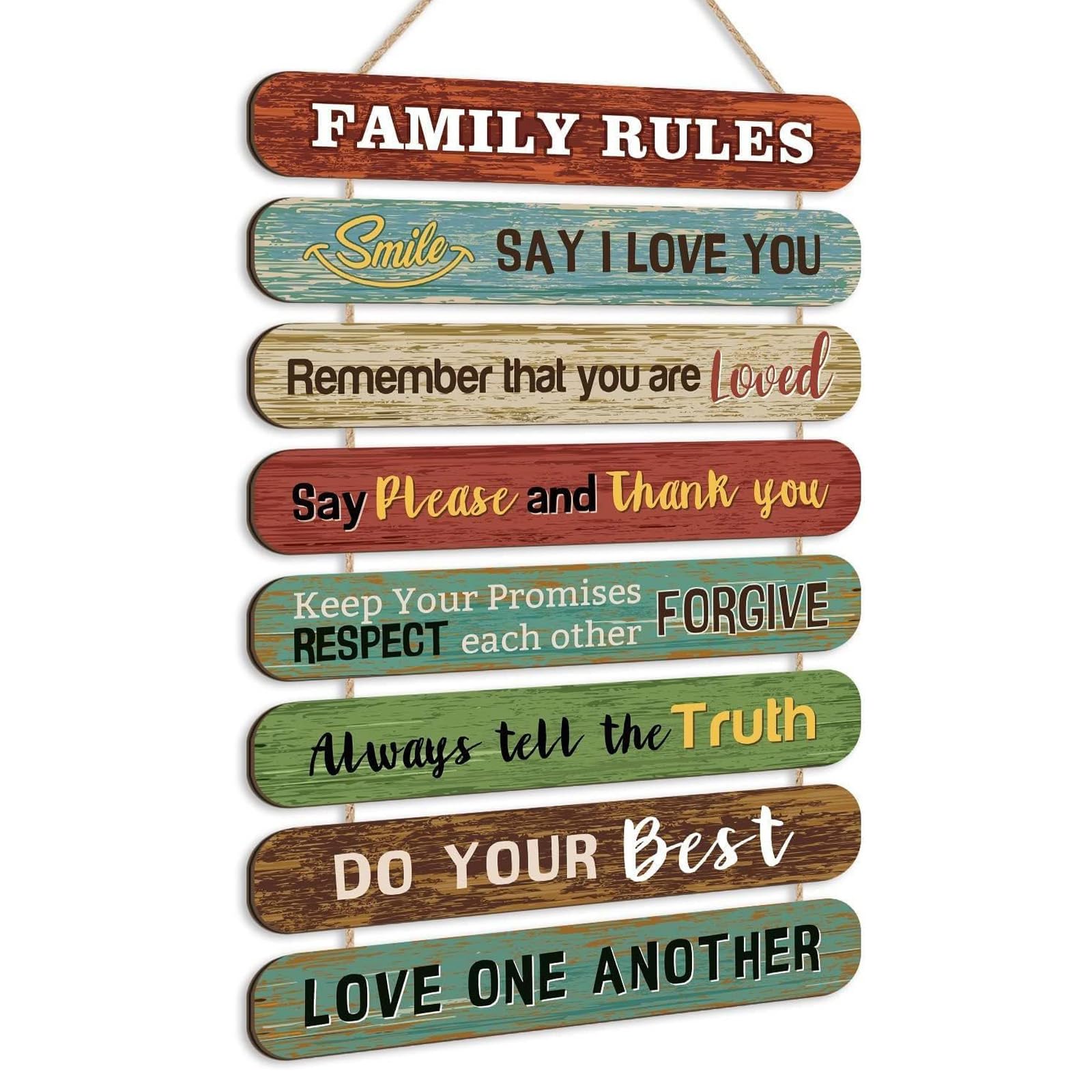 Muiltvoe 6Pcs Coffee Menu Wooden Signs for Kitchen Wall Decor, Funny Quote Farmhouse Rustic Plaque for Dining Room Home Bar Cafe Decoration(colorful# Kitchen plaque)