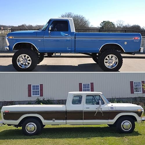 Miniatura 6 de Juego de 4 lámparas LED ámbar y rojo completamente ahumadas compatibles con Ford E100 E150 E250 E350 F100 F100 F150 F250 F350 F350 F500 Reemplazar