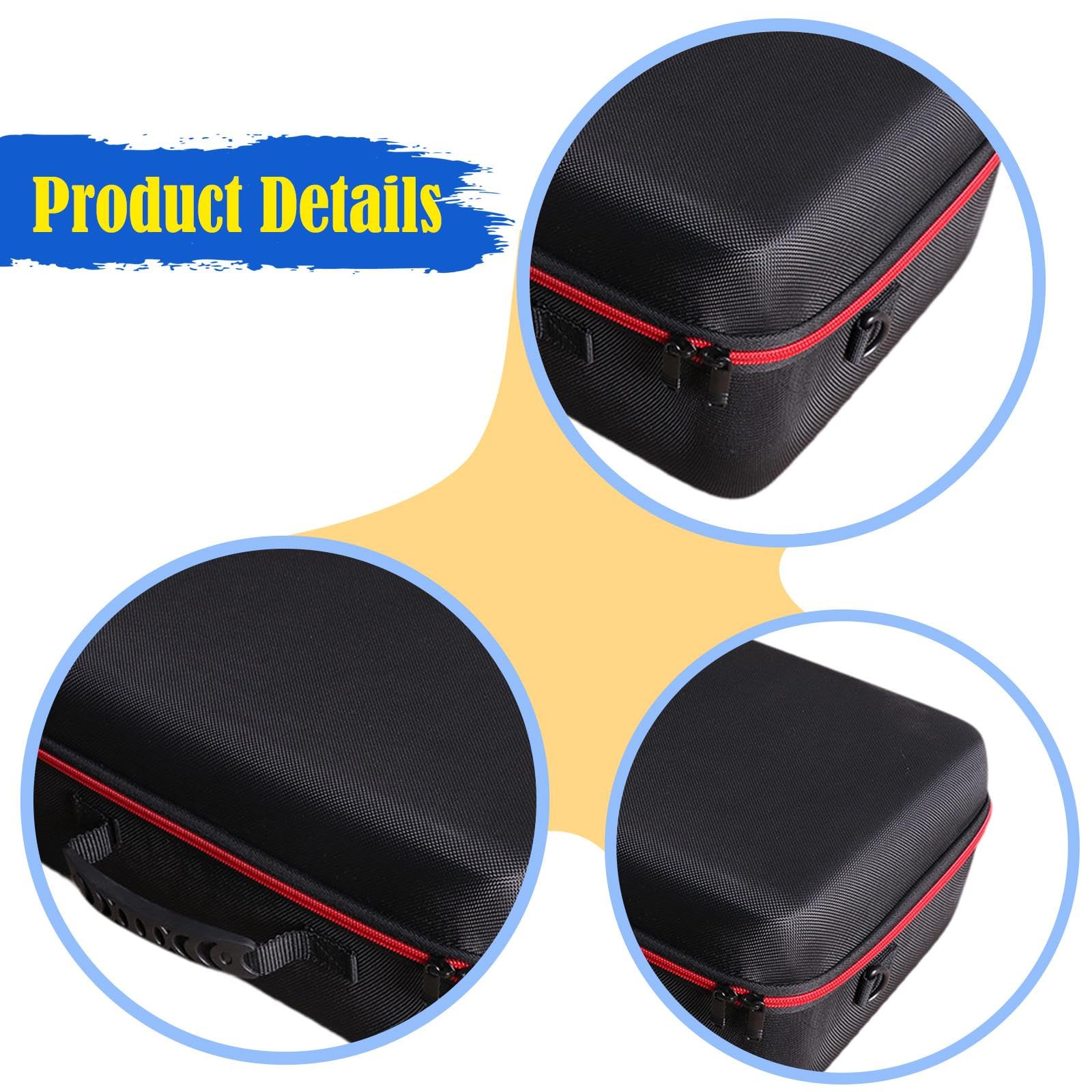 Estuche rígido EVA para Dispositivos electrónicos, Organizador Multiusos, Estuche Acolchado Suave para cámaras, de Transporte para cámaras y Productos