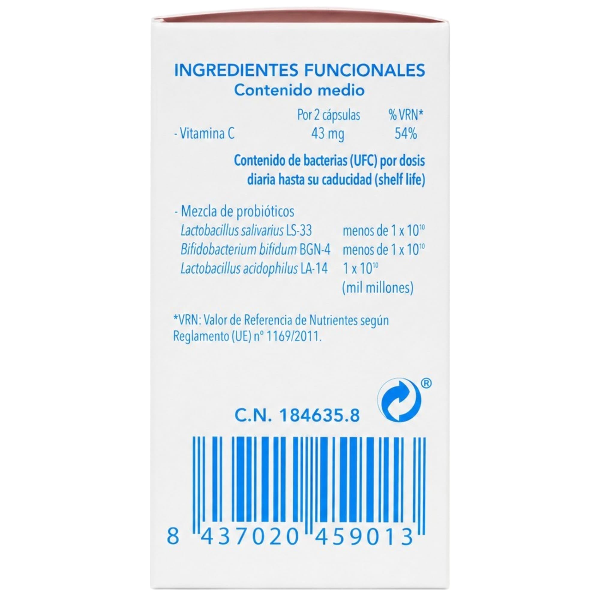 Bromatech Acronelle - Pack Ahorro 2 x 30 Cápsulas - Alivio de Gases, Hinchazón y Tránsito Irregular - Con Lactobacillus Salivarius y Vitamina C - Calma Espasmos, Gases y Dolor Abdominal