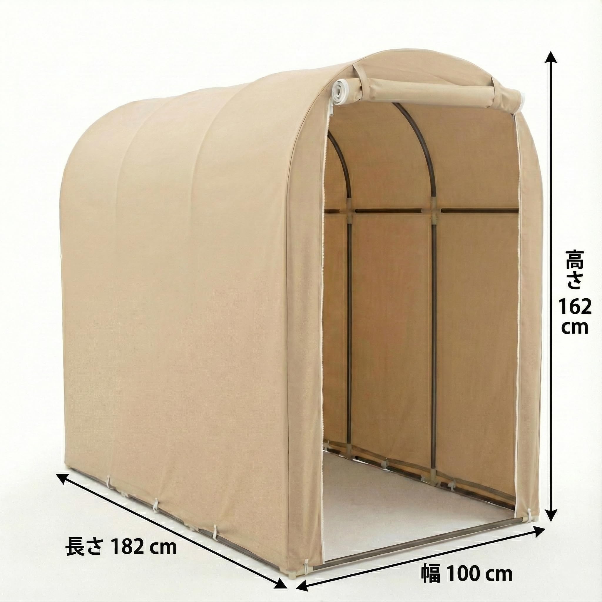 Amazon | Mr.GARDEN サイクルハウス 2台用 極厚シート 両面開き 防水