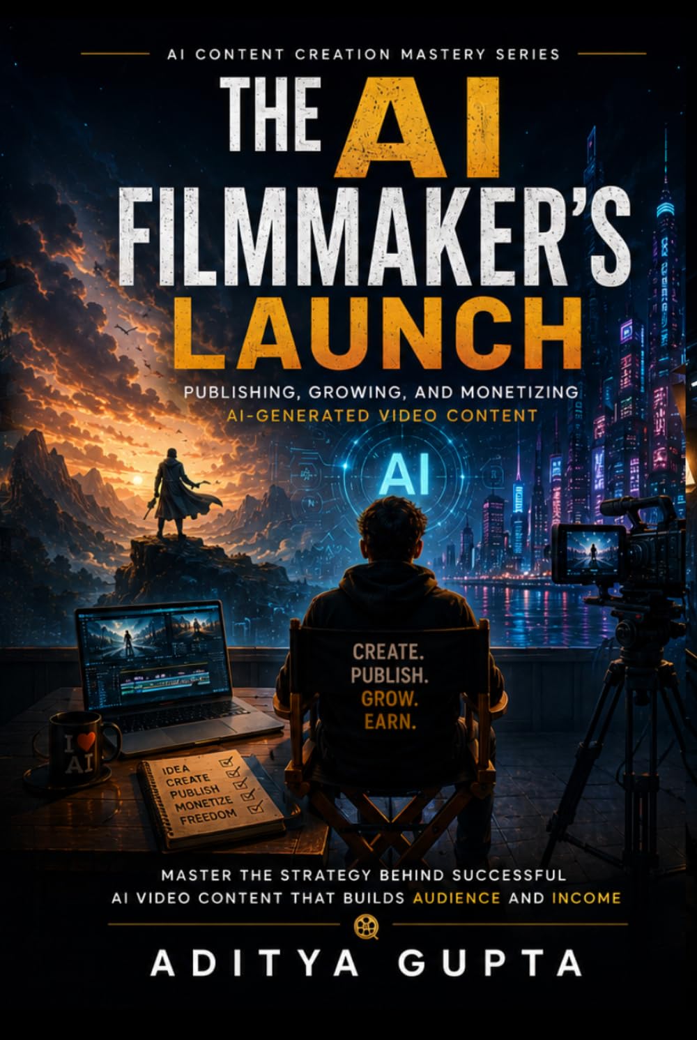 The AI Filmmaker's Launch: Publishing, Growing, and Monetizing AI-Generated Video Content (AI Content Creation Mastery Series :Prompt Like a Director)