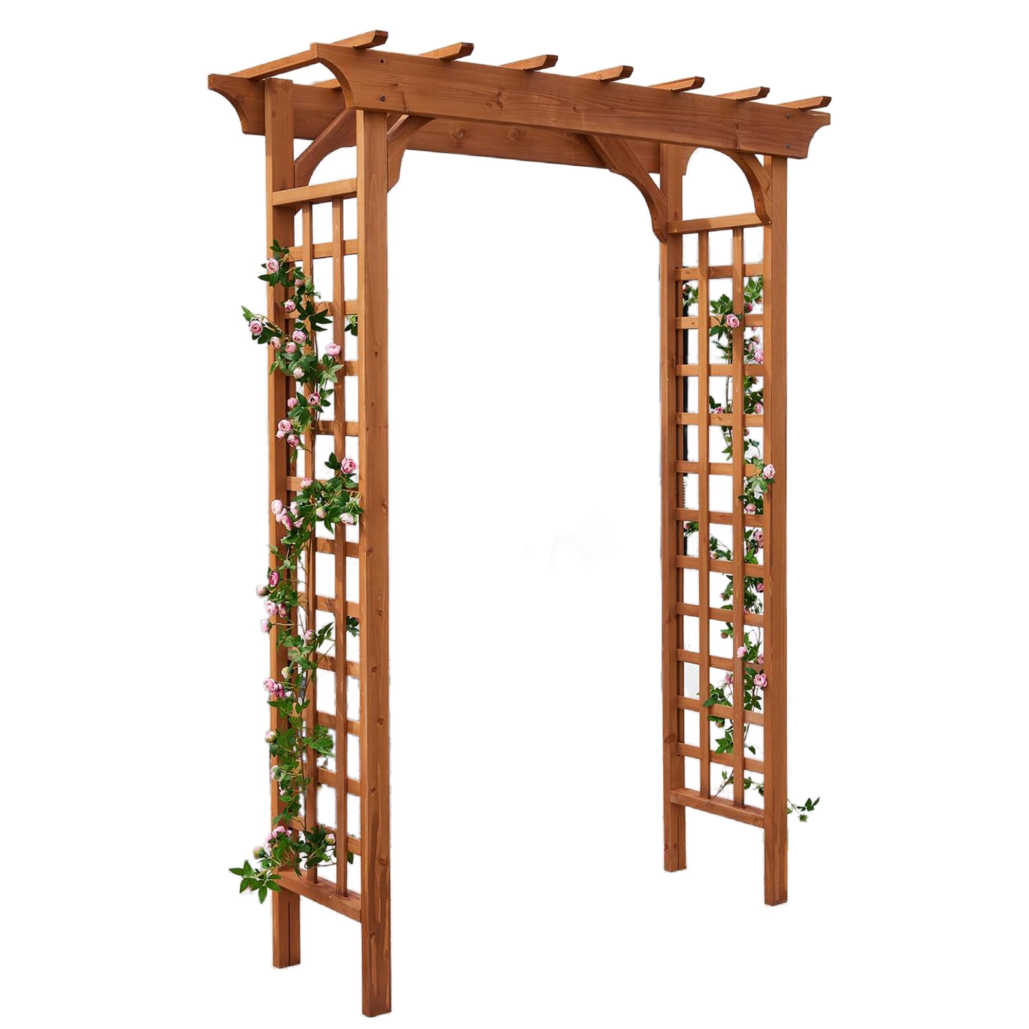 ScienGarden Fir Wood Garden Arch