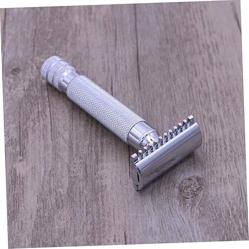 Miniatura 3 de FOMIYES Afeitadora de madera para hombre, afeitadora de cabeza para hombre, afeitadora de barba para hombre, afeitadora de doble afeitadora de acero