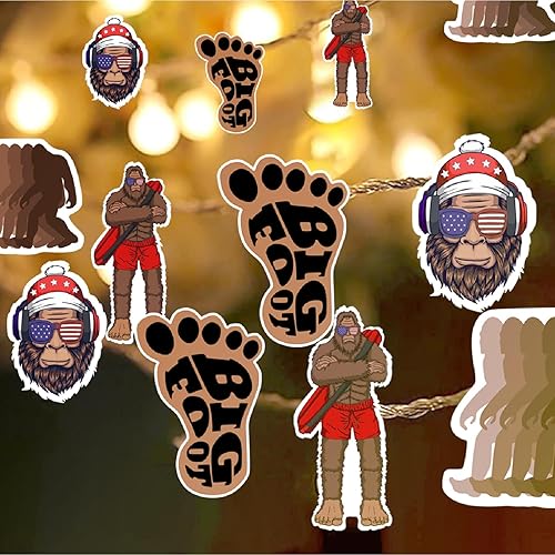 Miniatura 4 de Sasquatch - Tira de luces, regalos Sasquatch para hombres y mujeres, luces operadas por USB de 16.5 pies con control remoto y temporizador, luces de