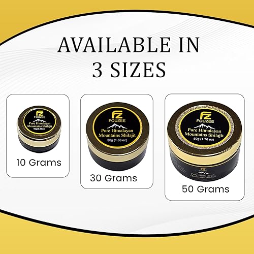 Miniatura 8 de FOUZEE Shilajit Pure Himalayan Mountains - 77% + consistencia dura auténtica de ácido fúlvico, fuente natural de ácido fúlvico, más de 85 minerales