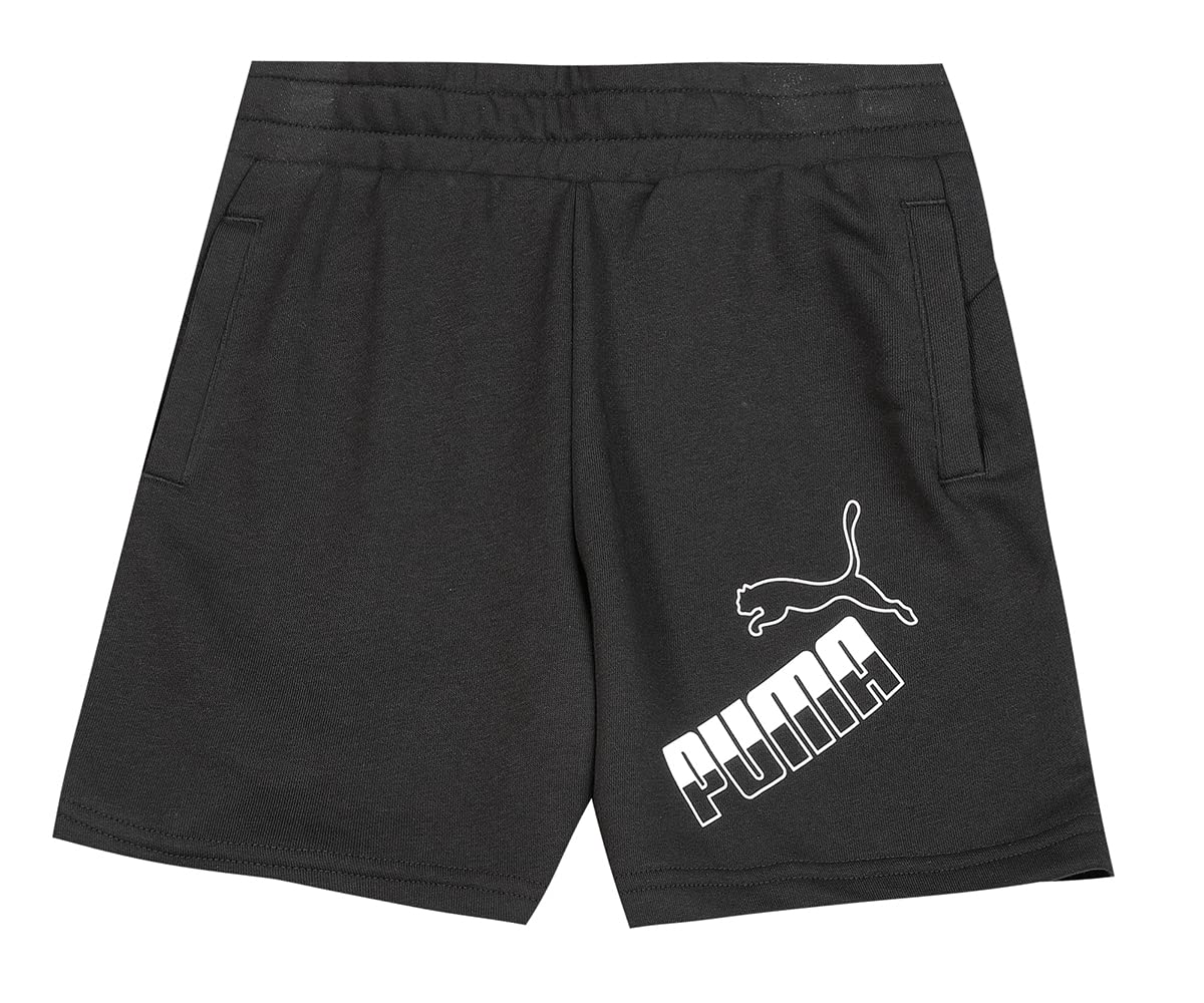PUMA - Amplified Big Logo Shorts TR B, Pantaloncini Unisex - Bimbi 0-24