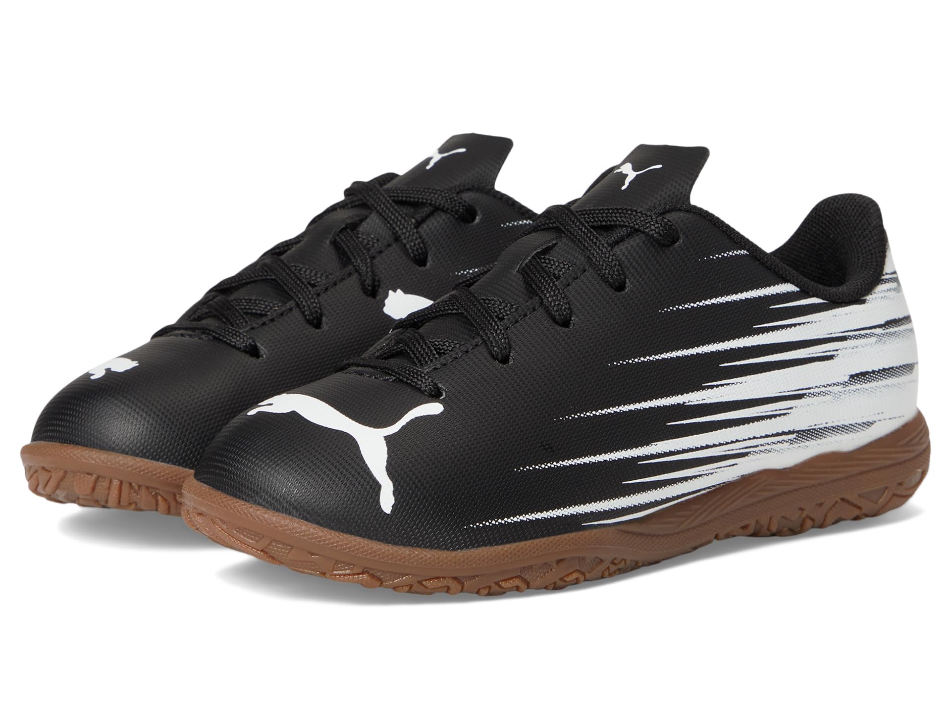 Puma Unisex-Child Attacanto Indoor Training Soccer Shoe, Black-white Ah25, 6 Big Kid-picture-16