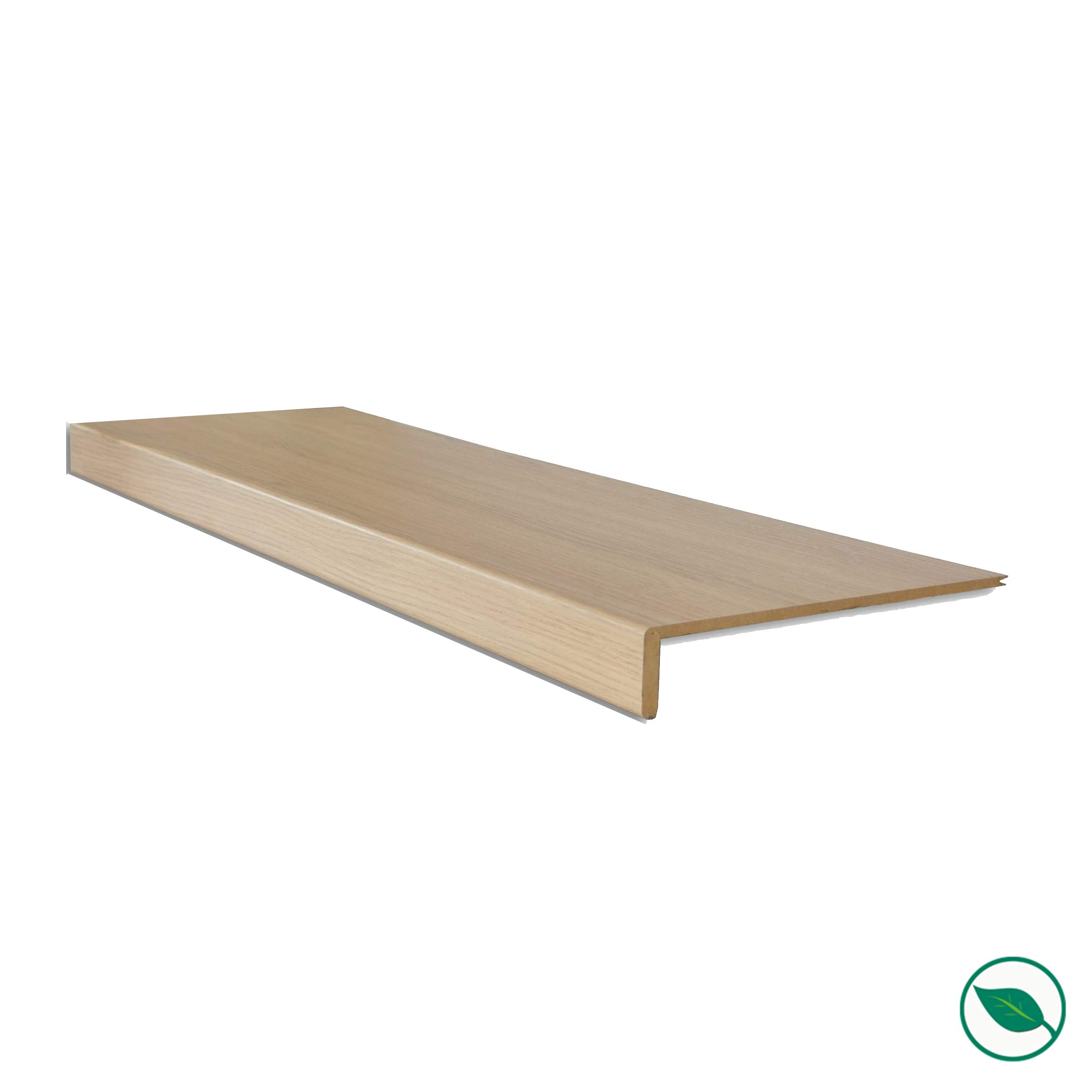Marche rénovation d'escalier stratifié chêne Clair 1300 x 380 x 56 mm - PEFC 70%