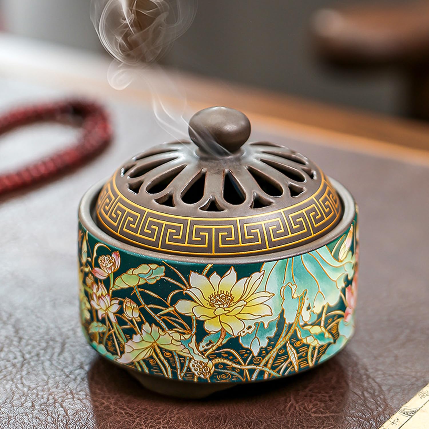 Ekhasa Ceramic Dhoop Dani Loban Burner Holder Stand for Home | Dhup Kapoor Dani for Puja | Sambrani Dhoop Holder | Dhuni Burner Samrani Dhoop Batti Stand for Pooja | Dhup Stand Incense Oud Burner (B0D49JR5XL) Amazon Price History, Amazon Price Tracker