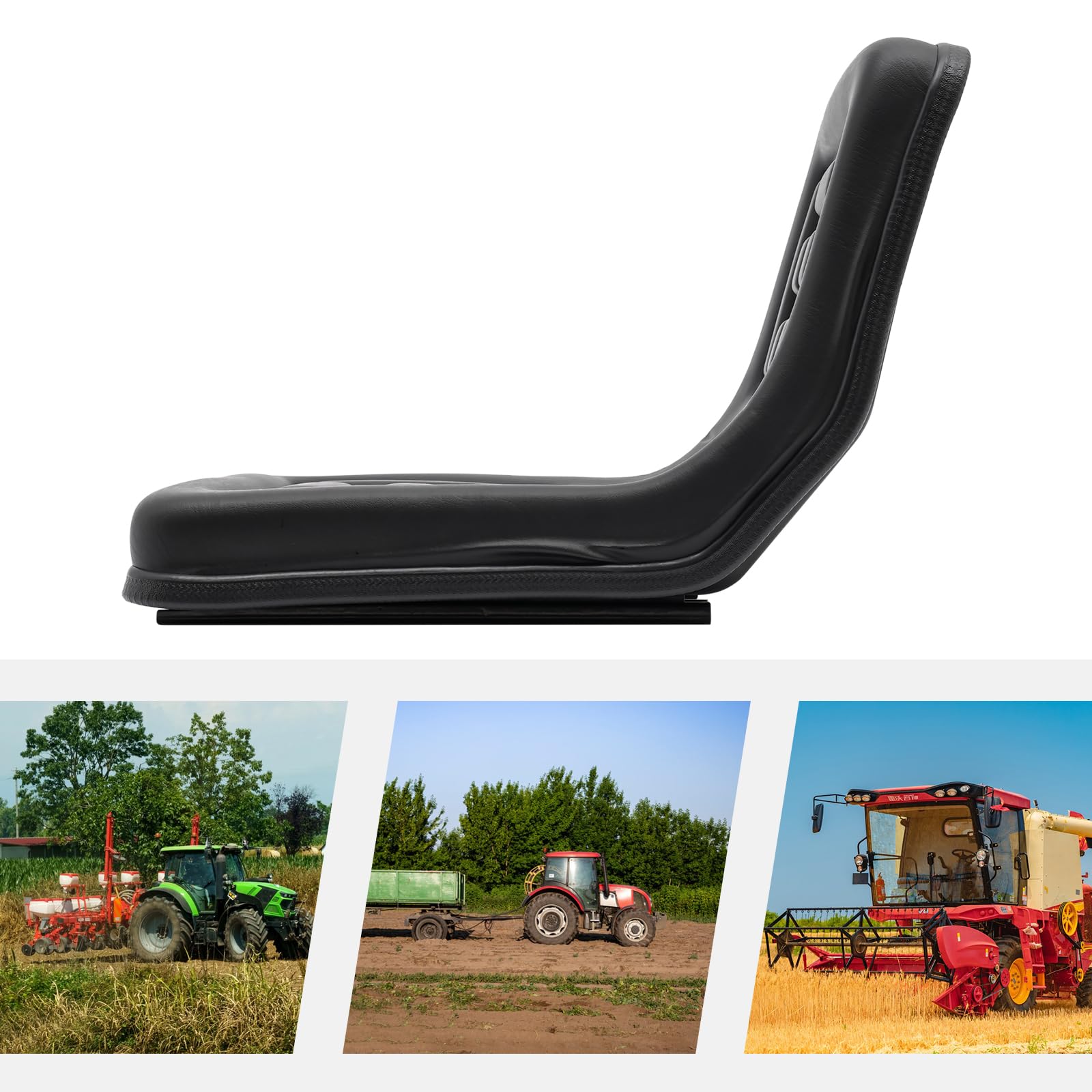 Asiento para carretilla elevadora, asiento para tractor, asiento de remolque, miniexcavadora, cortacésped, carretilla elevadora, asiento de poliuretano