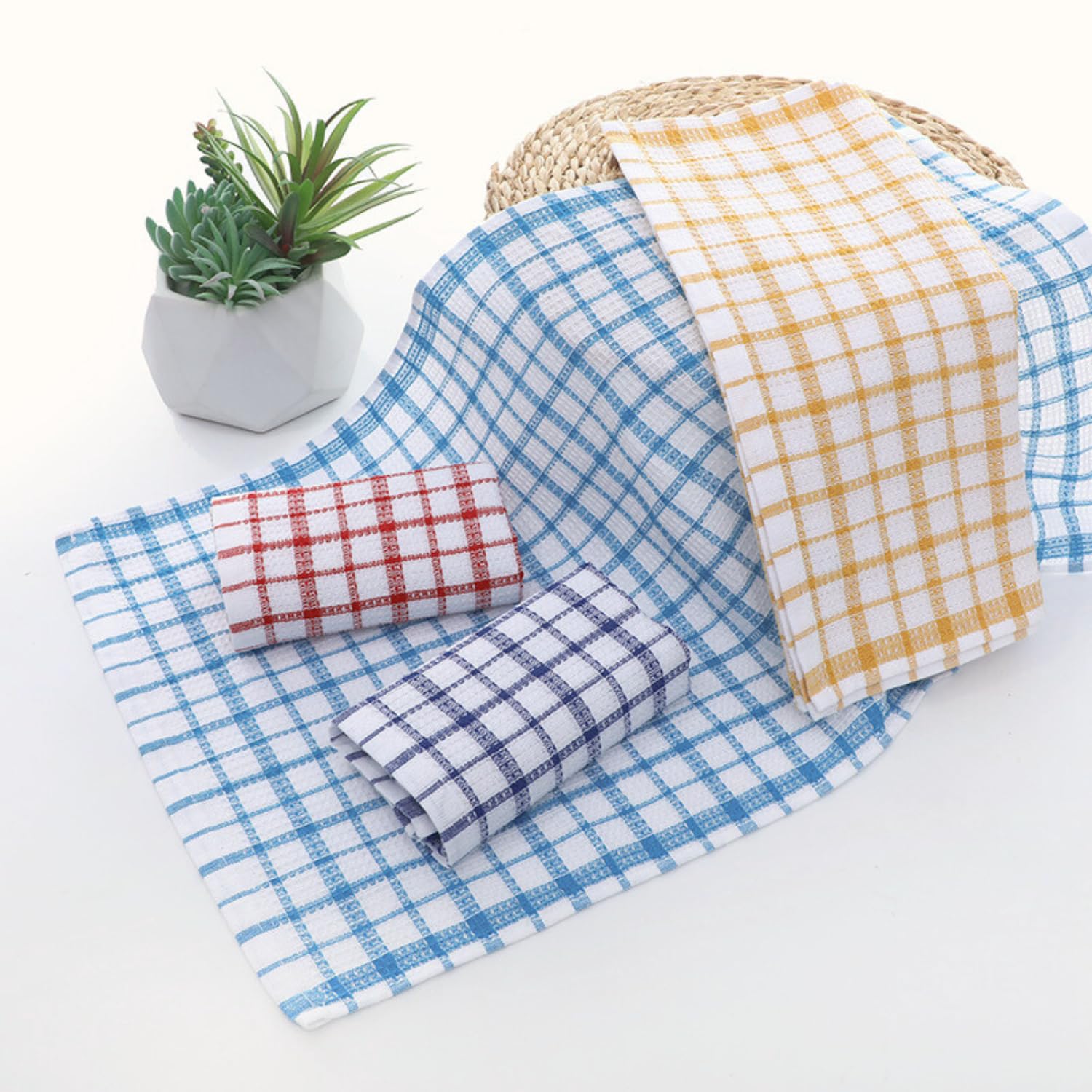 woobud Terracotta Tortilla Warmer Add-on package - Tortilla Warmer Cloth 4 Pack + Parchment Paper 8'' (100pcs) & 6'' (100pcs)