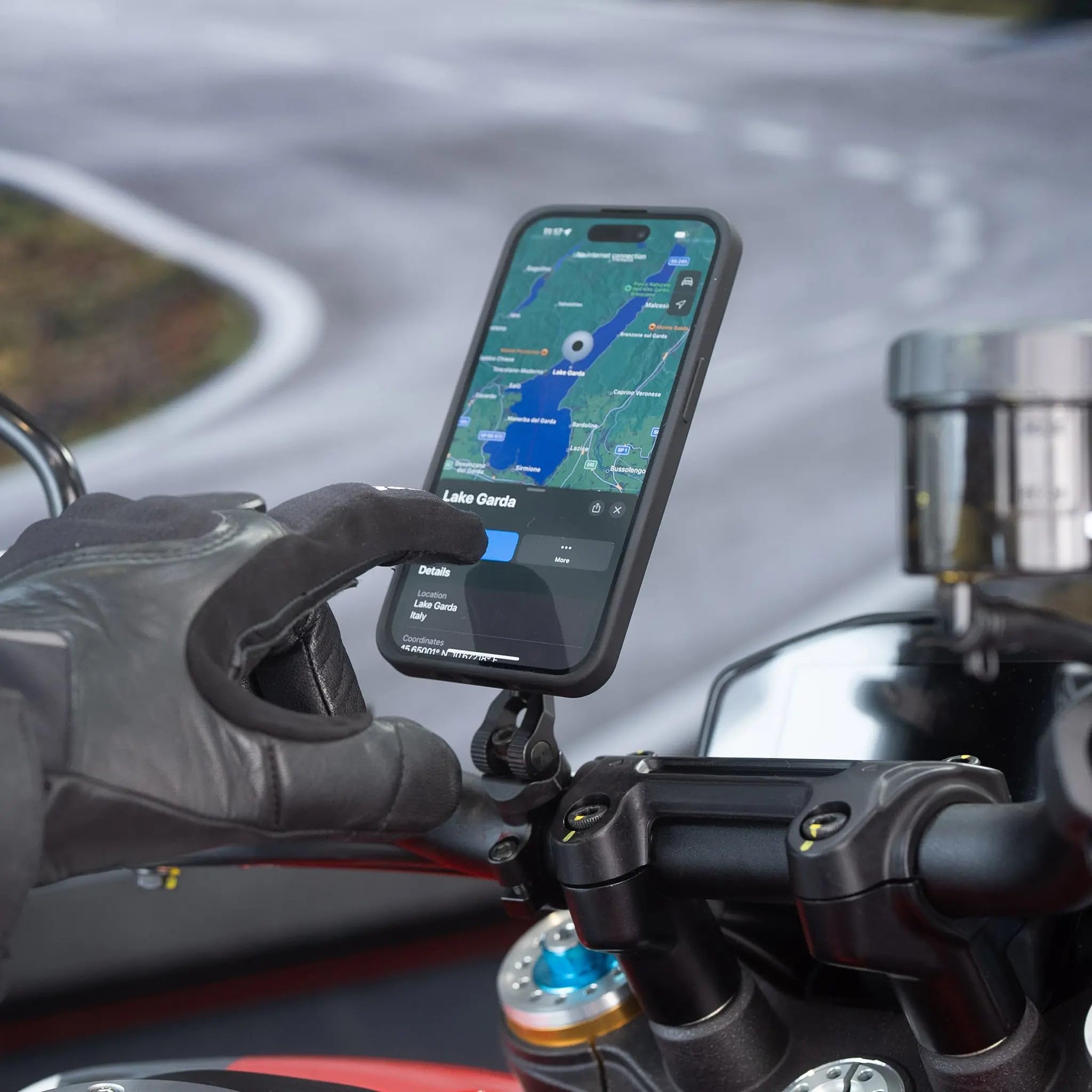 ‎SP CONNECT SOPORTE DE TELÉFONO PARA MANILLAR DE MOTO SP CONNECT MOUNT SPC+ MOTO MOUNT 3D 1 1/2