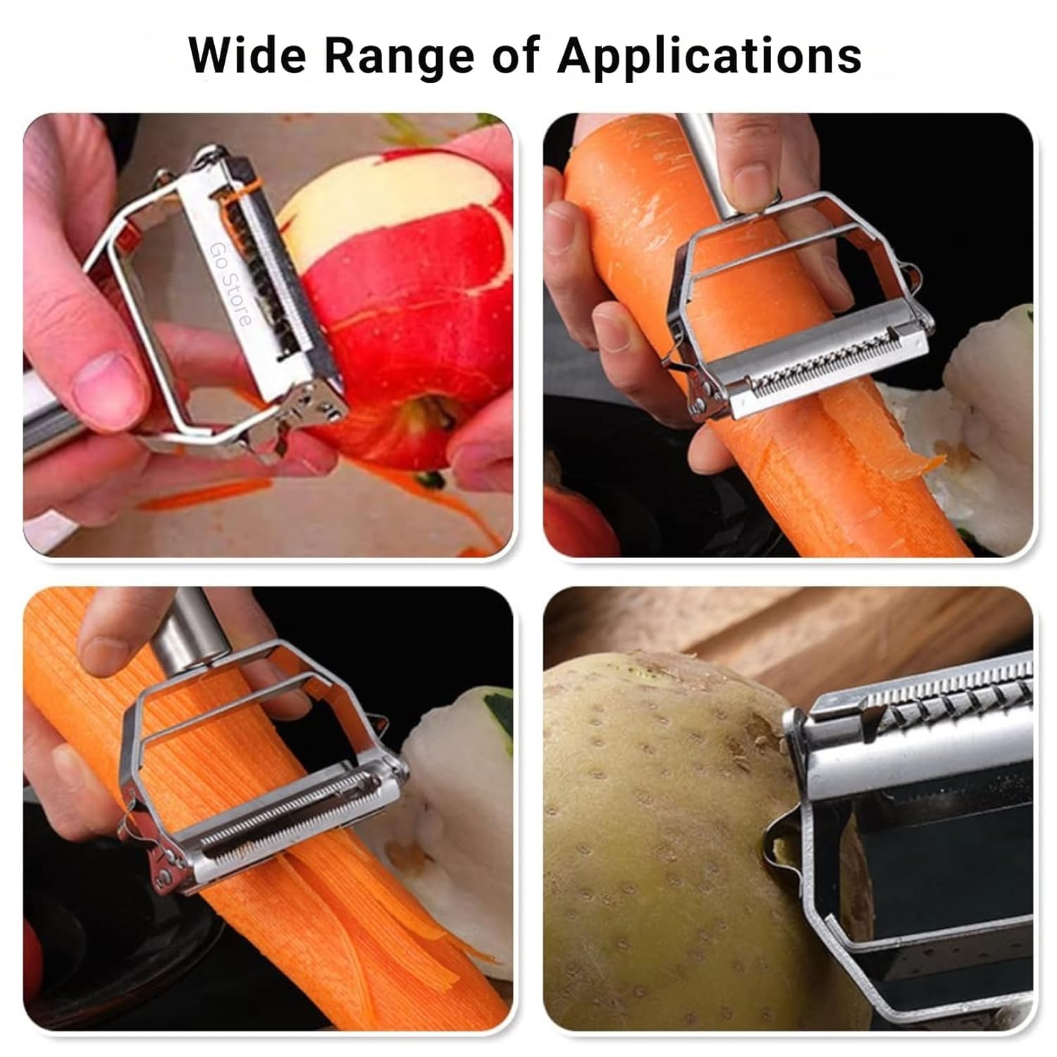 2 in 1 Stainless Steel Julienne...