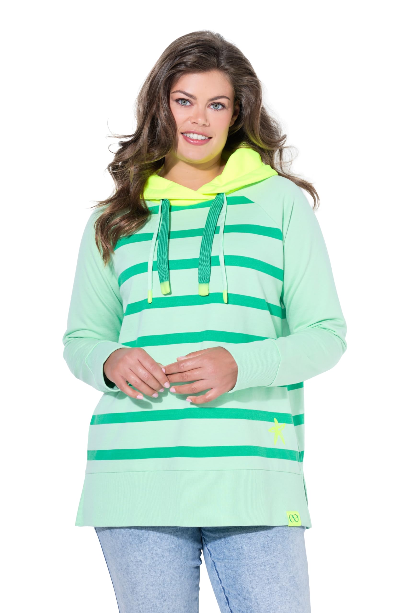 Laurasøn Ringelsweatshirt, Langarm, Kragen 846504