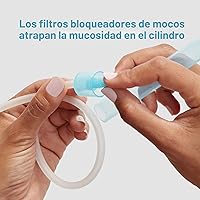 Vista 4 de Frida Baby Kit de solución salina, resfriado y gripe, juego de 12 piezas que incluye aspirador nasal NoseFrida para bebé, succionador nasal, aerosol