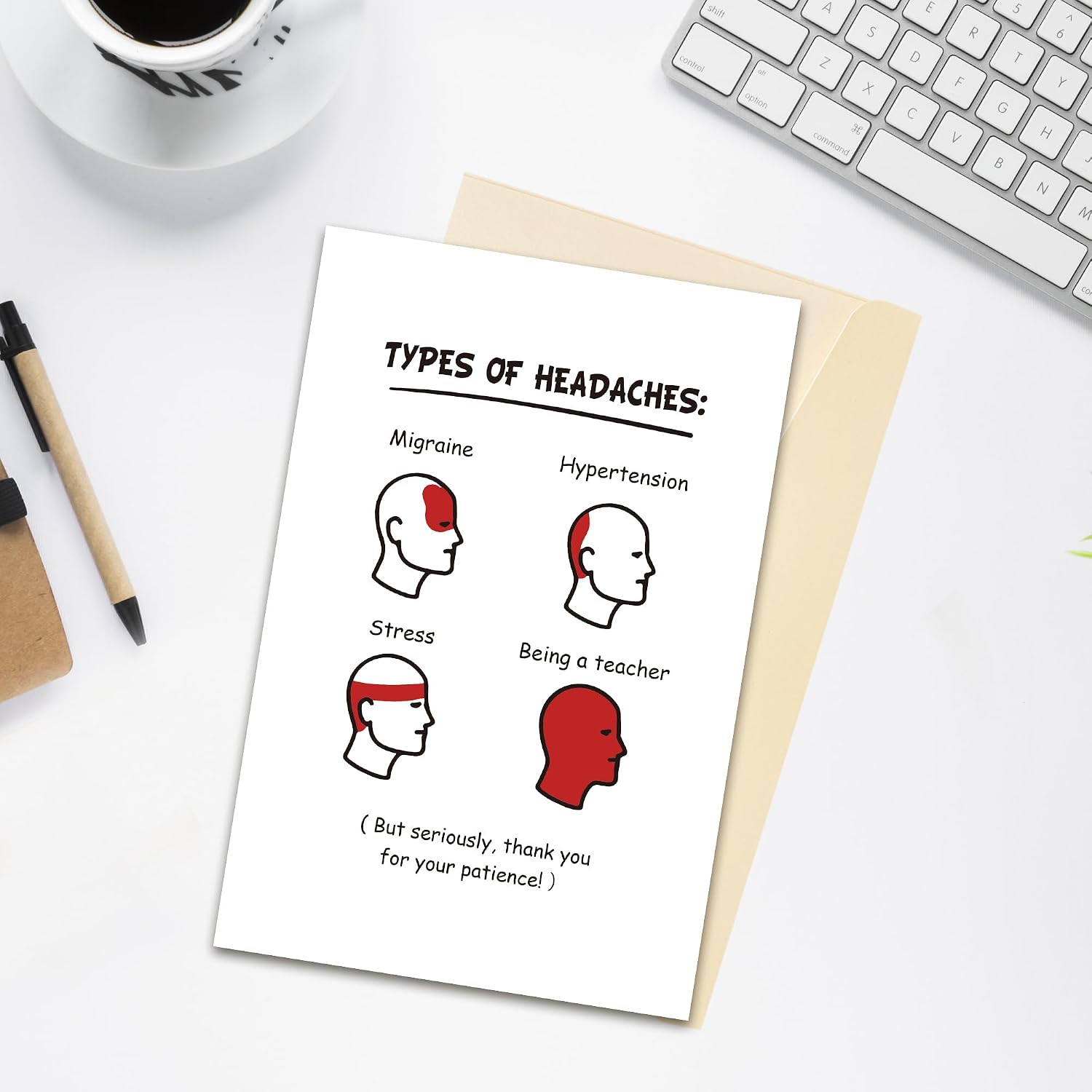 Hilarious Teacher Thanks Card, Funny School Graduation Gift, Teacher Appreciation Day Card, End of the School Year Gift image 5