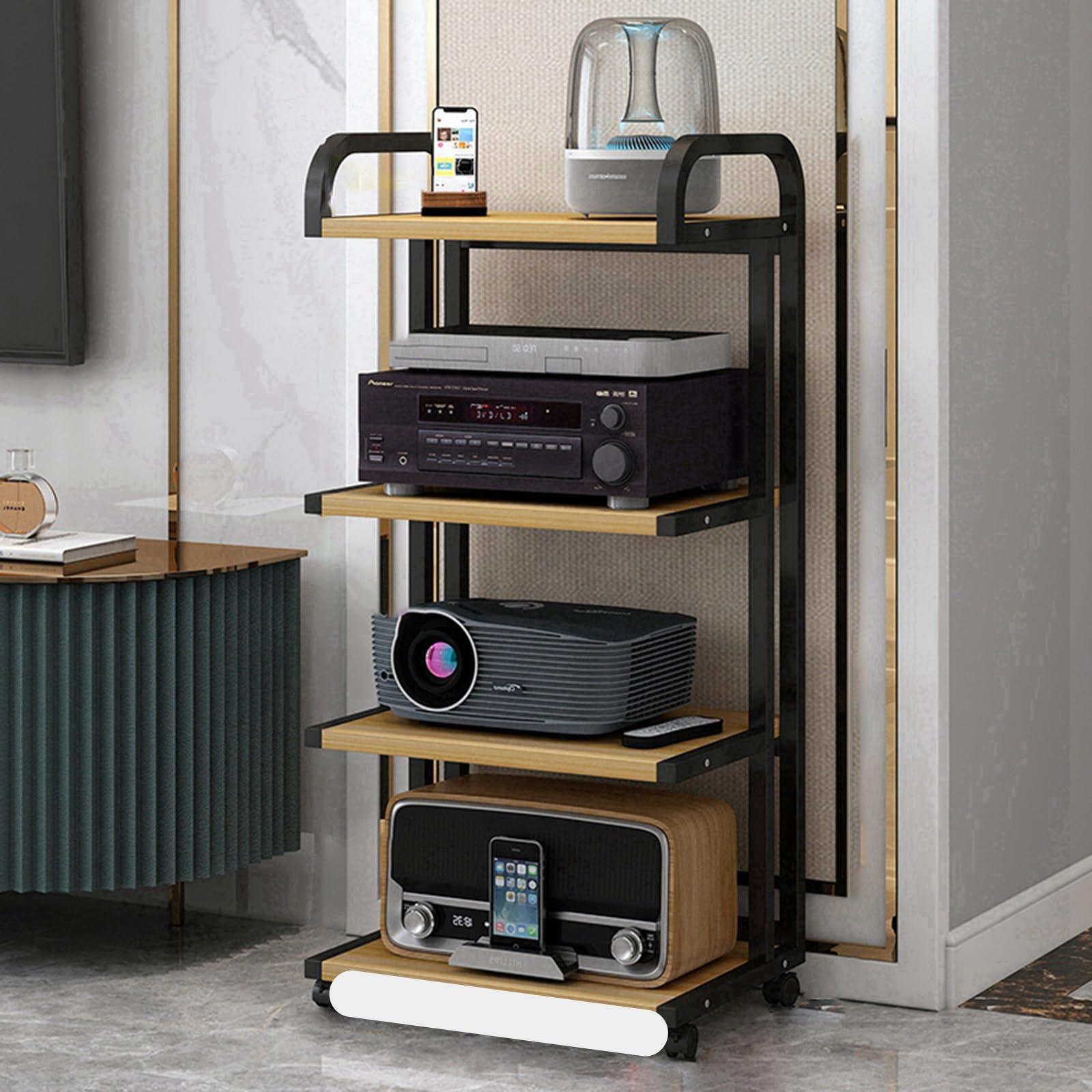 Soporte Multimedia For Audio Y Vídeo, Esquina, TV, Entretenimiento, image size:1600x1600