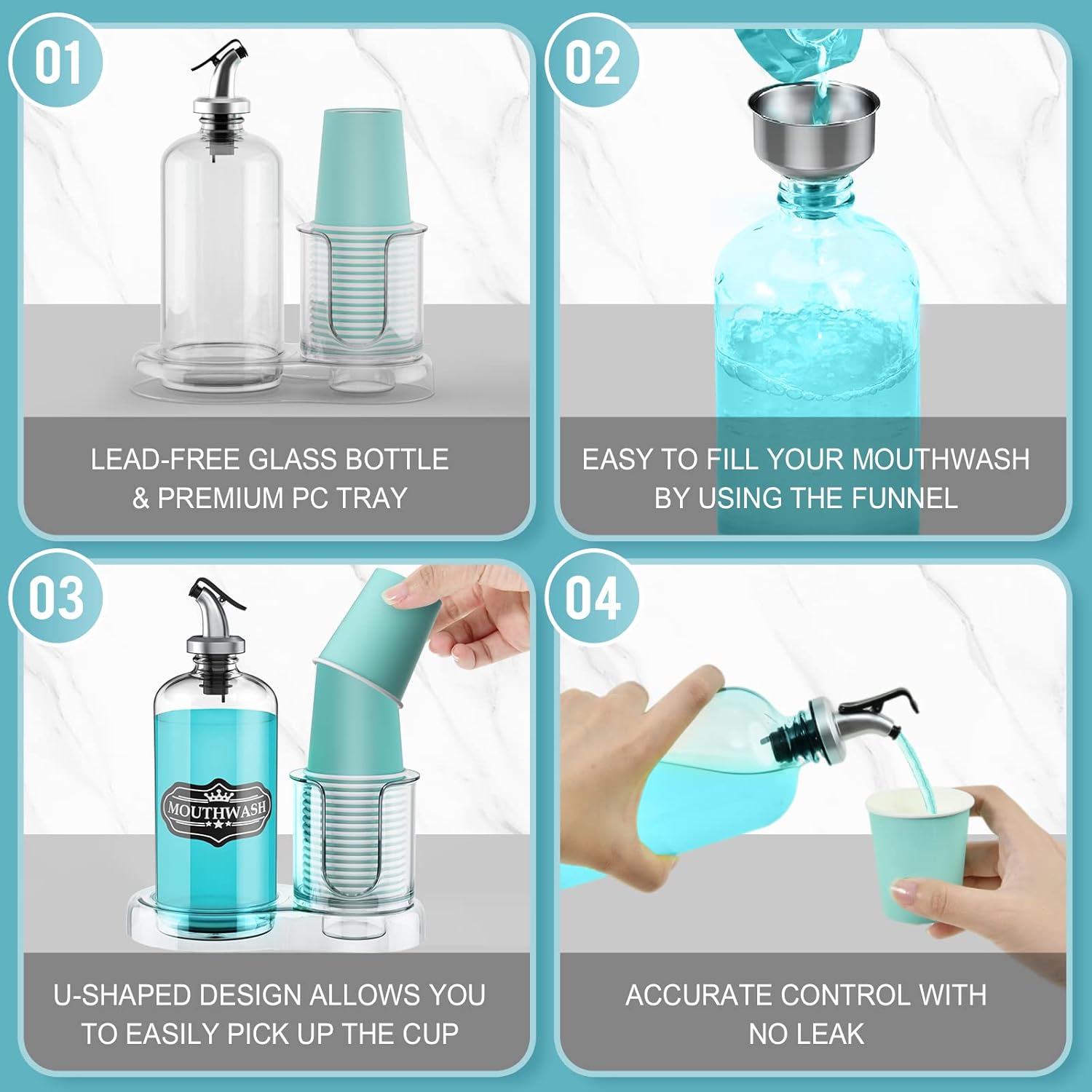 BYAWAY Mouthwash Dispenser - Image 5