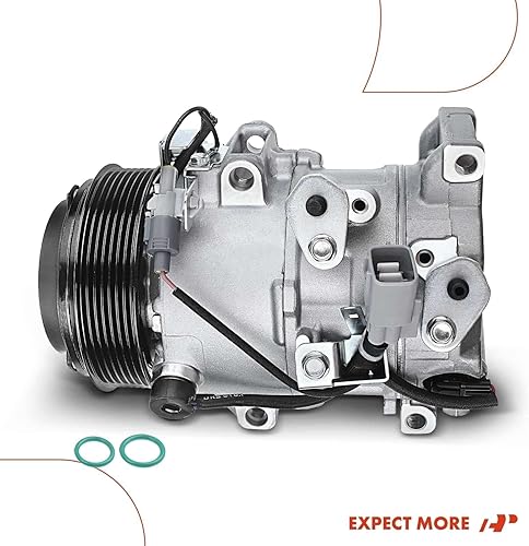 Miniatura 9 de A-Premium Compresor de aire acondicionado de CA con embrague compatible con Lexus GS300 3.0L 2006, GS350 3.5L 2007-2011, IS250 2.5L 2011-2013, IS350