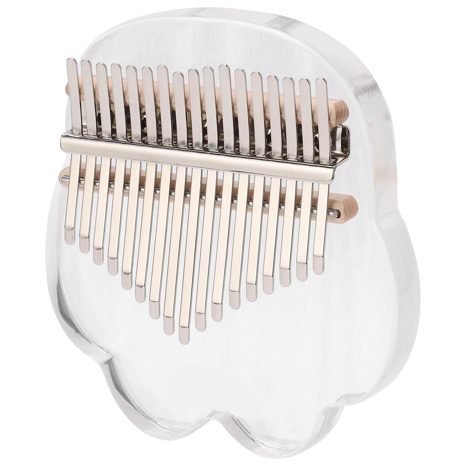 Kalimba de 17 tonos, piano de pulgar acrílico, sonido único, regalo para principiantes, instrumentos de ocio al aire libre M-1S