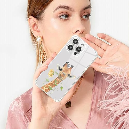 Vista 472 de Roemary Funda púrpura para iPhone 14 Pro Max con diseño de caballo azul, patrón de acuarela con protector de pantalla