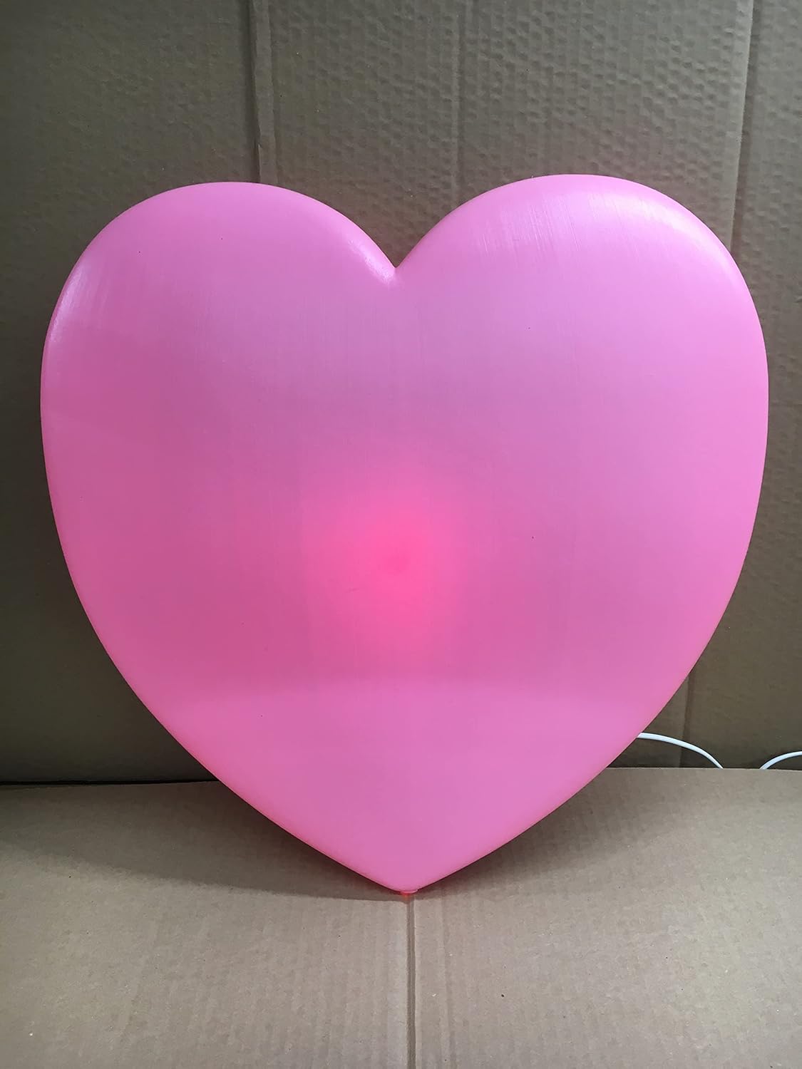 Blow Mold Giant Pink Heart Lighted
