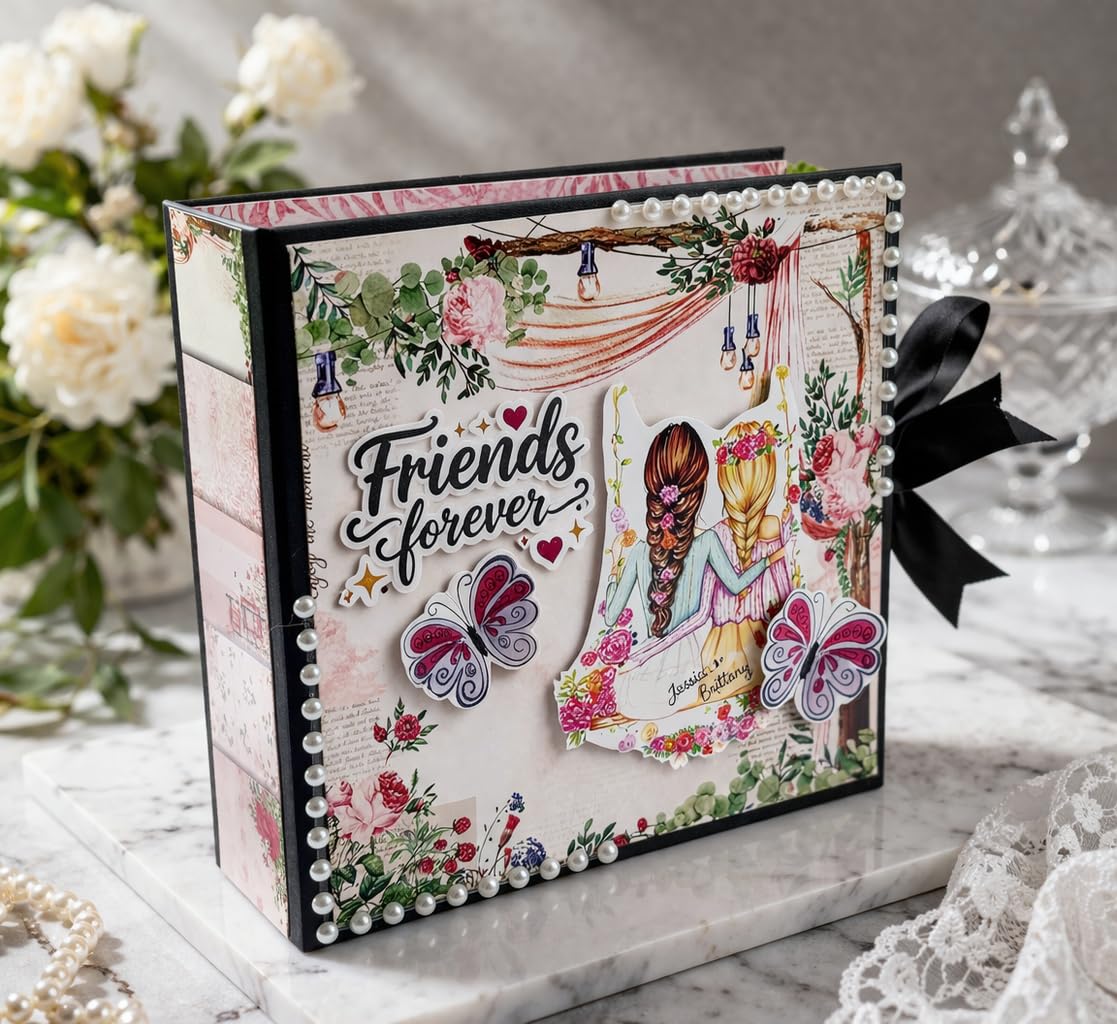 Lavys Creations Handmade Scrapbook - FRIENDS FOREVER SCRAPBOOK-picture-20