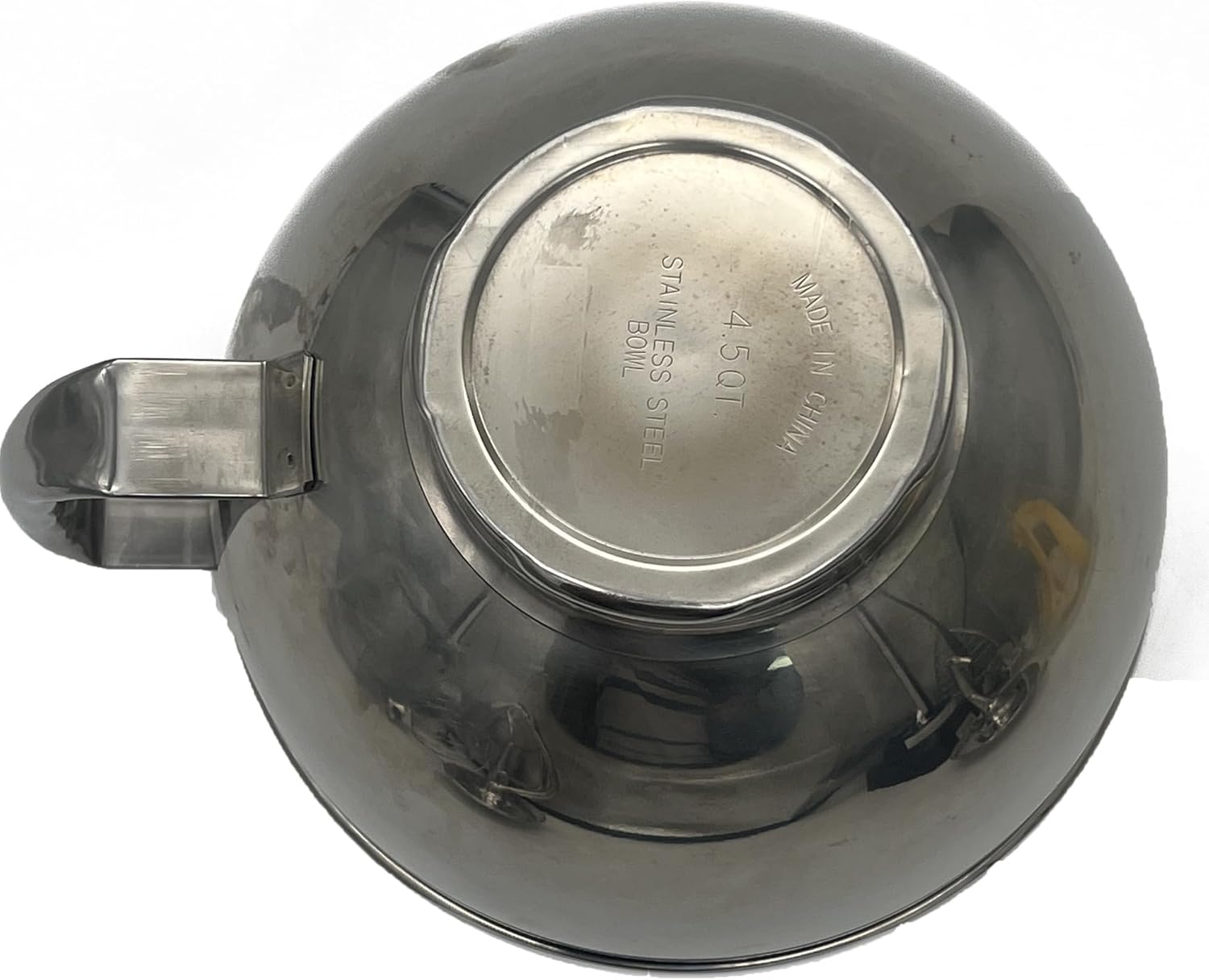 Replacement Parts 5qt mixer bowl with Feed Shield, Compatible with 4.5 and 5 Quart KitchenAid Tilt Head Stand Mixers :KSM150, RRK150, KSM100, K45SS, KSM75, KSM90, KSM95, K45, KSM103, KSM110, 5KSM125