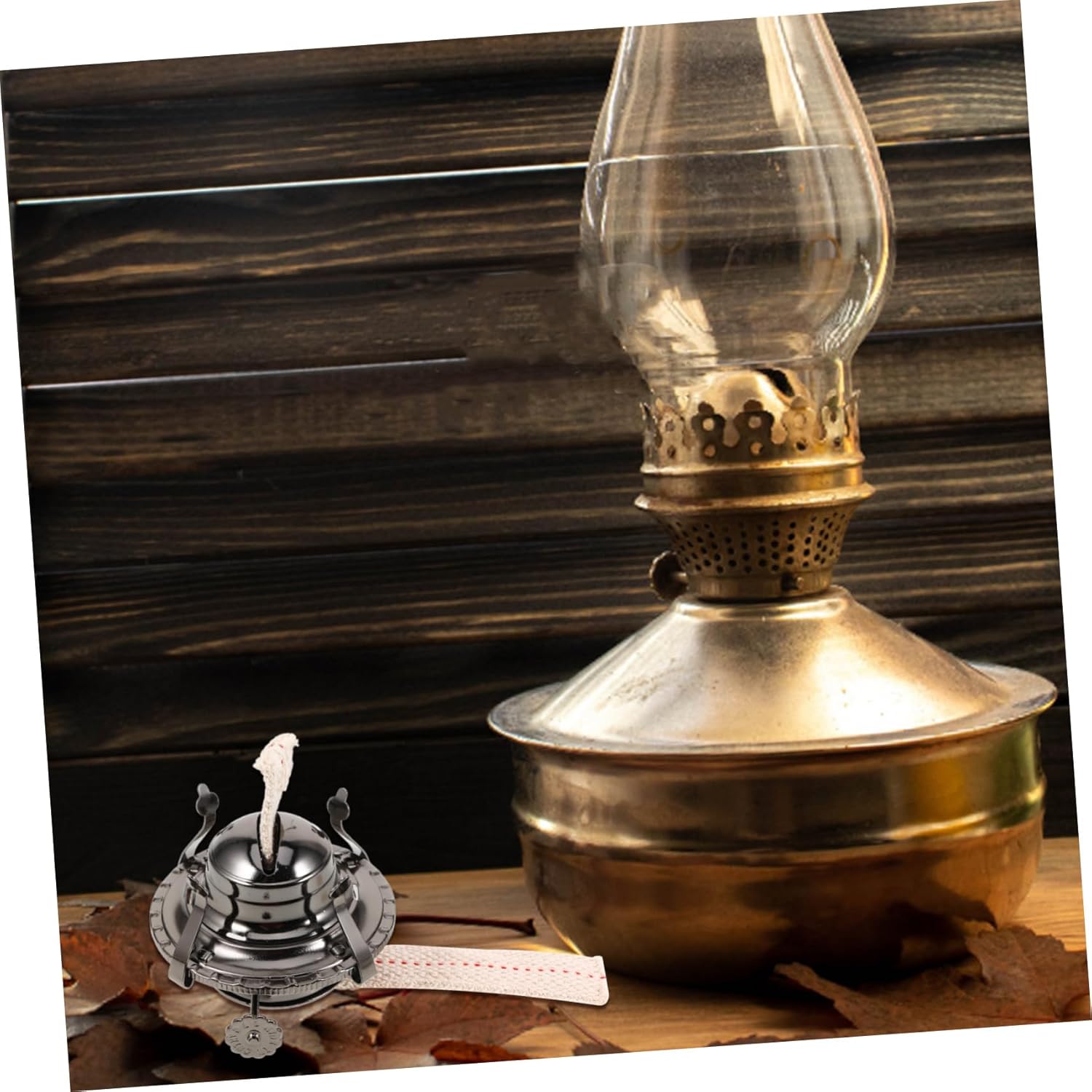 Cabilock 3pcs Vintage Kerosene Lamp Burner Replacement Retro Oil Lamp Accessory for Home and Outdoor Use and Easy to Install