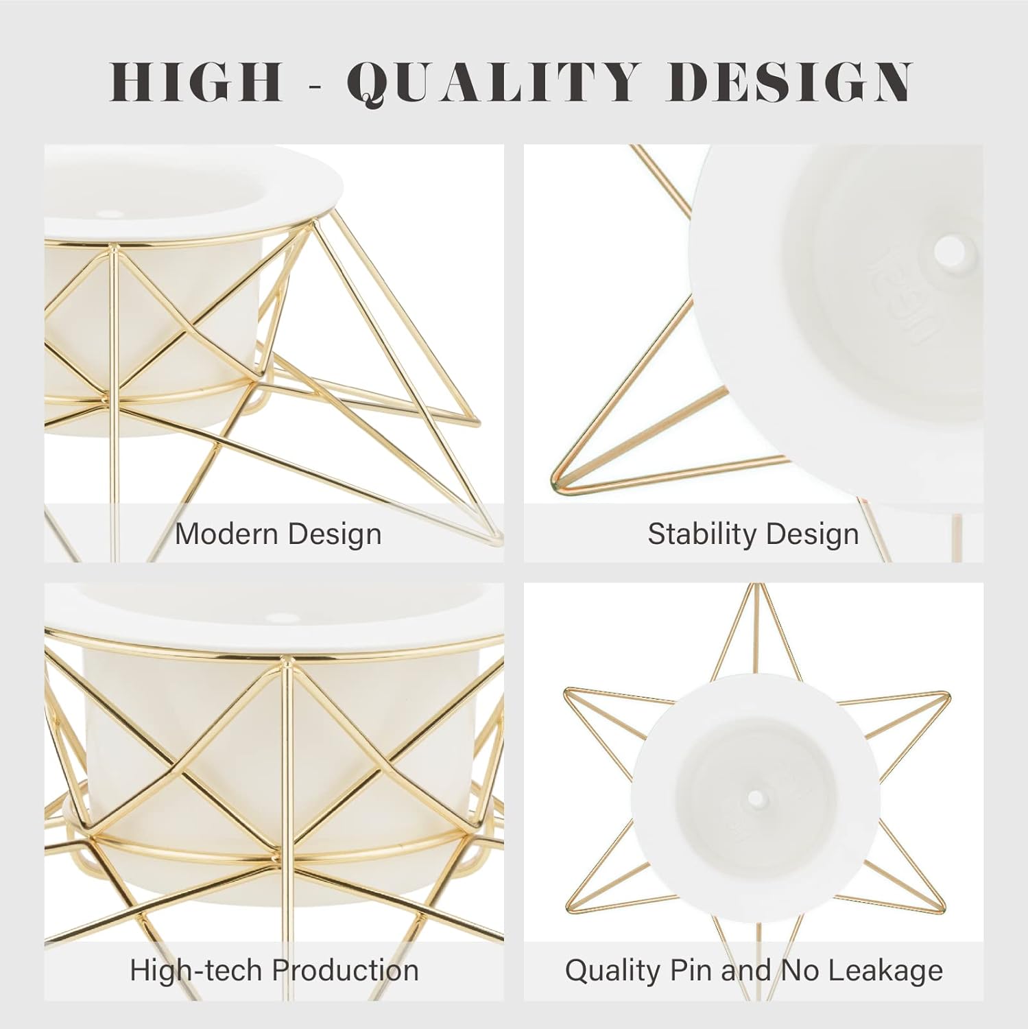 Tree Nest Christmas Tree Stand Base Tree Holder Modern Luxurious Design for 6ft Real Tree Metal Stable for Xmas Tree Decoration Halo M Gold