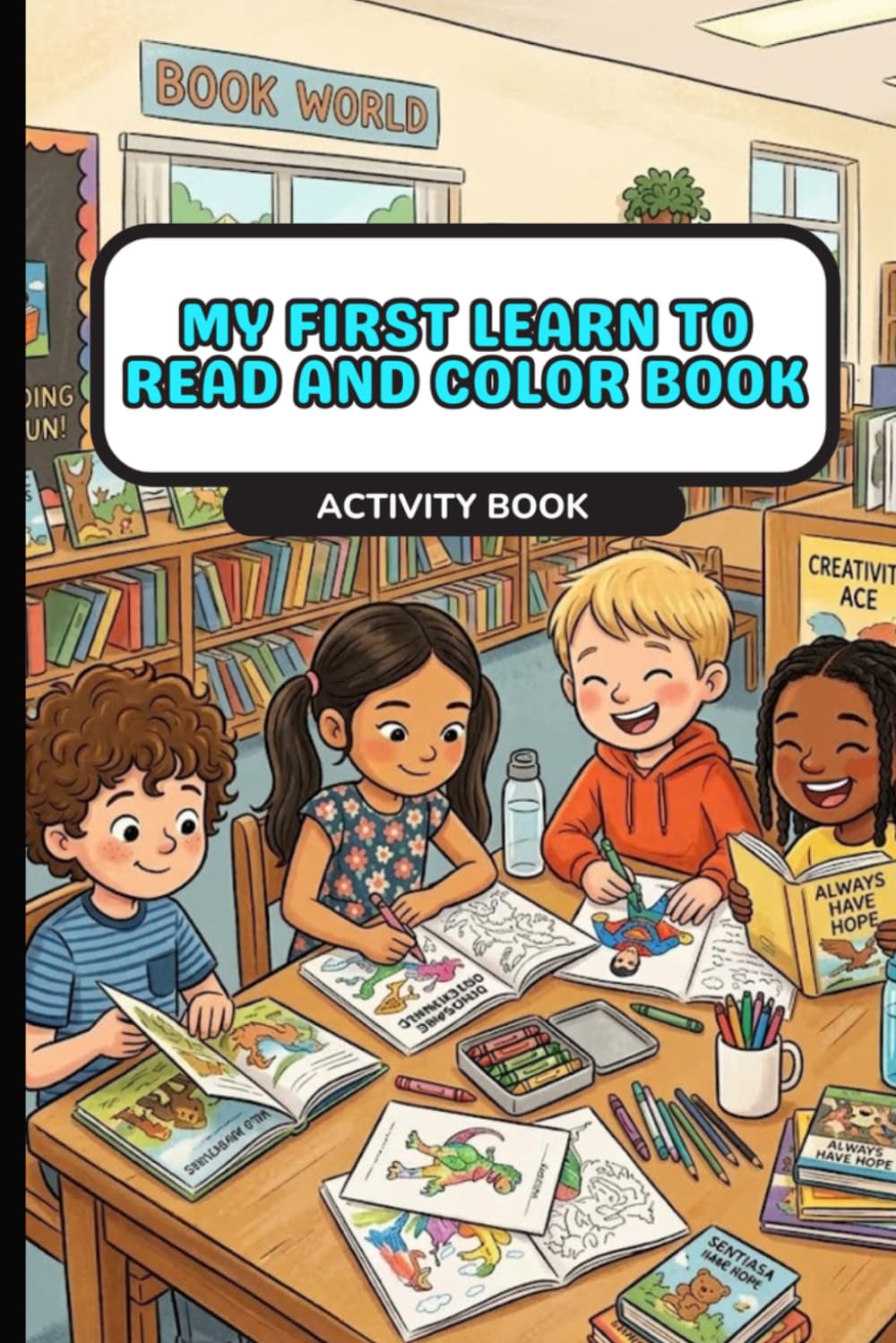 My First Learn to Read and Color Book