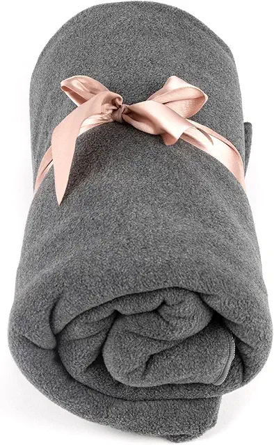 Myga Reversible Fleece Yoga Blanket - Soft & Warm for Yoga & Meditation