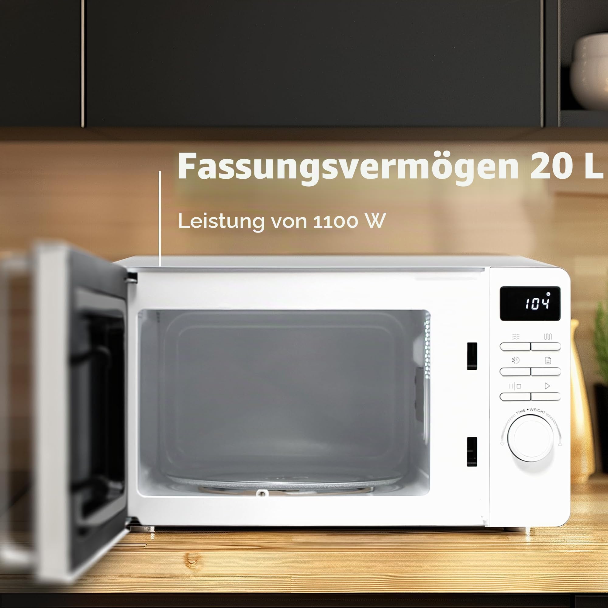 Mikrowelle EVVO M20, Weiß