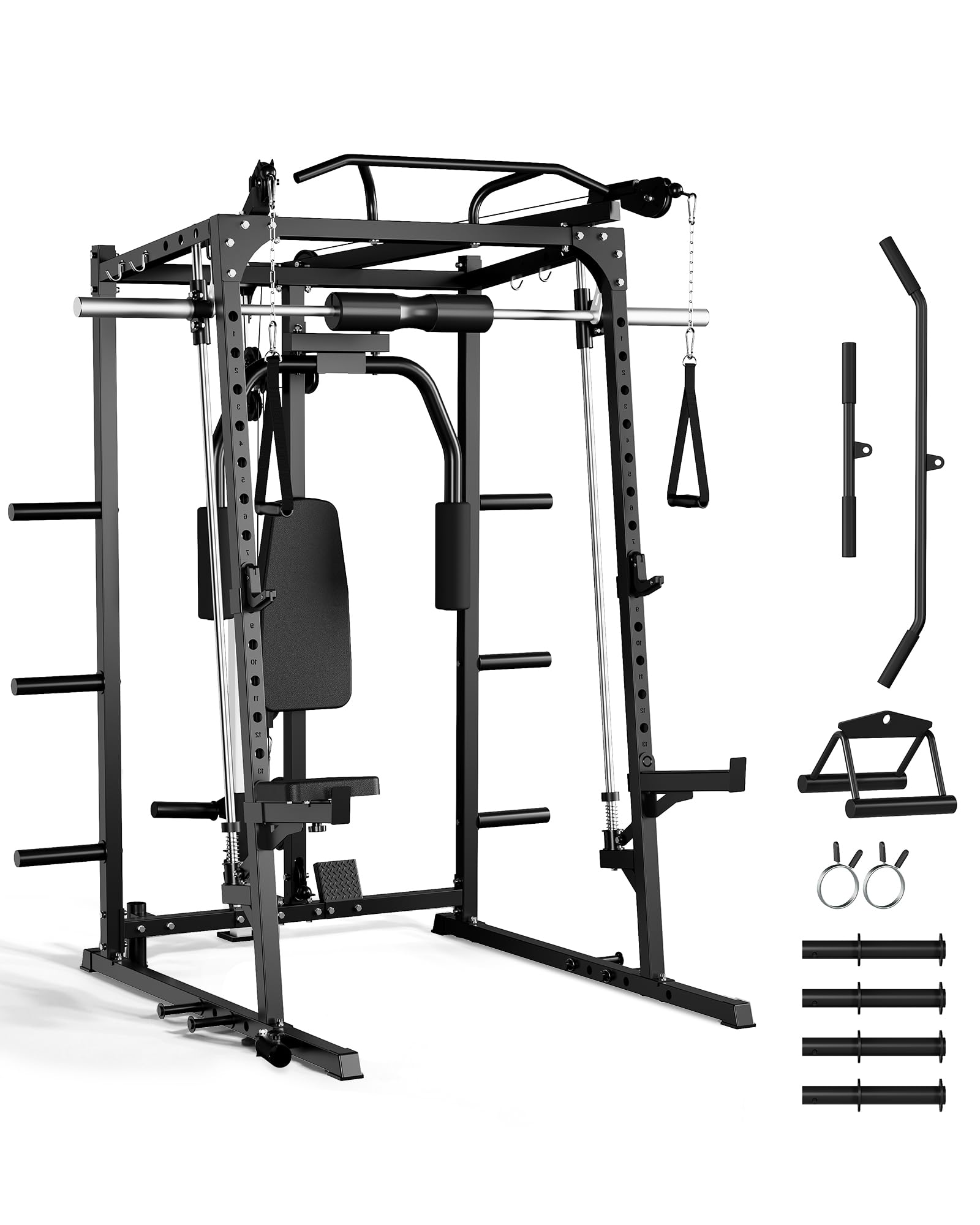 Power Rack Multi Gym Smith Machine Uk Squat Rack For Home Gym
