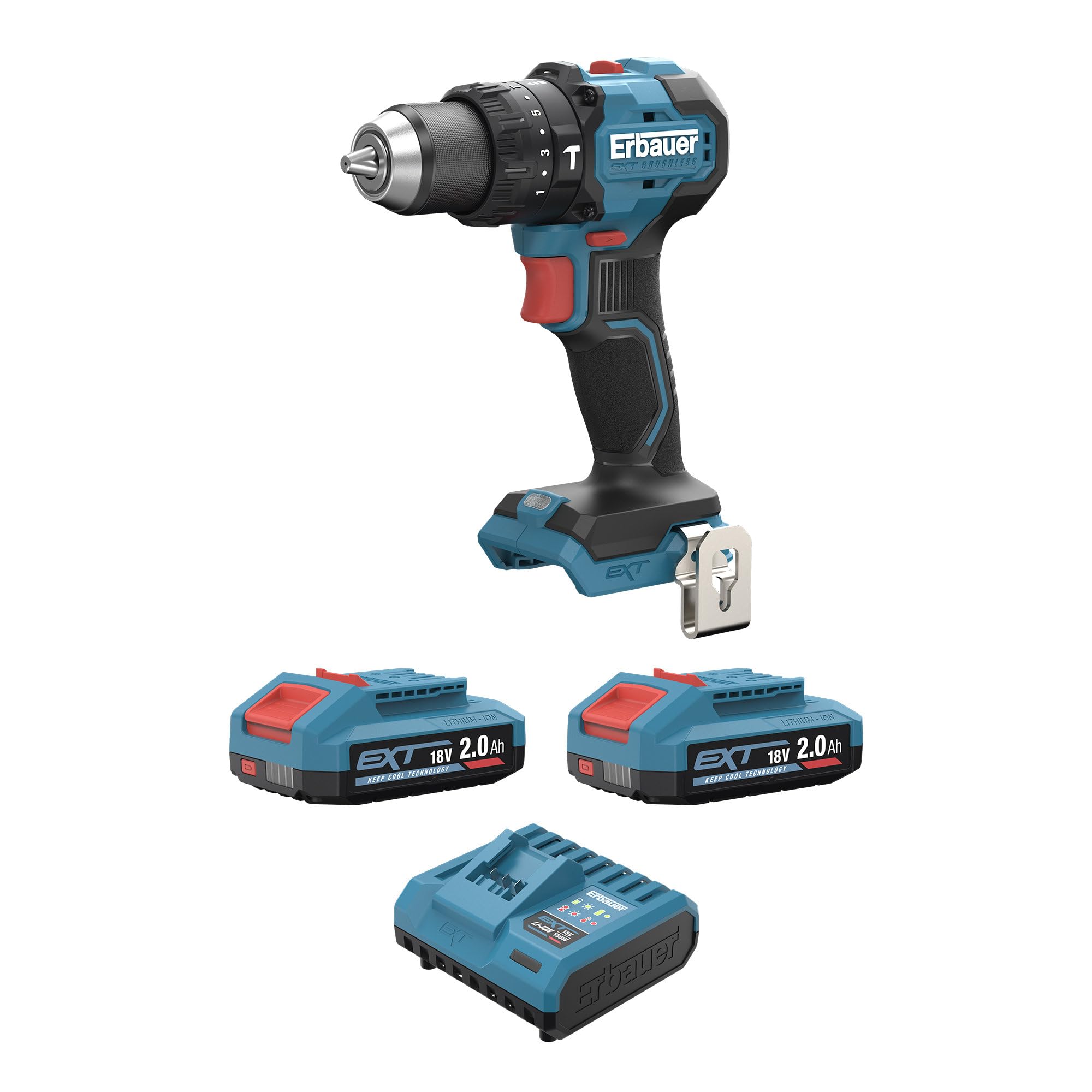 ERBAUER EXT 18V ERI1092COM Cordless Impact Drill