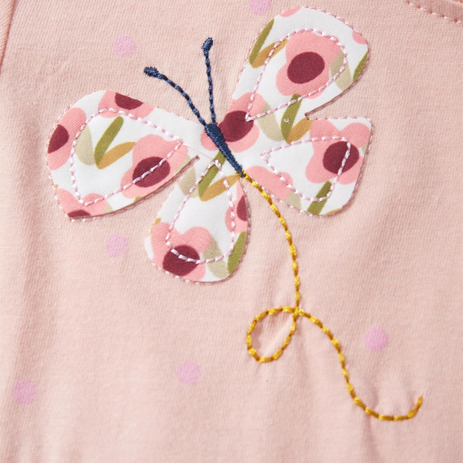 HILEELANG Toddler Girl Short Sleeve Dress Cotton Casual Spring Summer Easter Applique Playwear Dresse Size 2-8 Yeras - Image 6