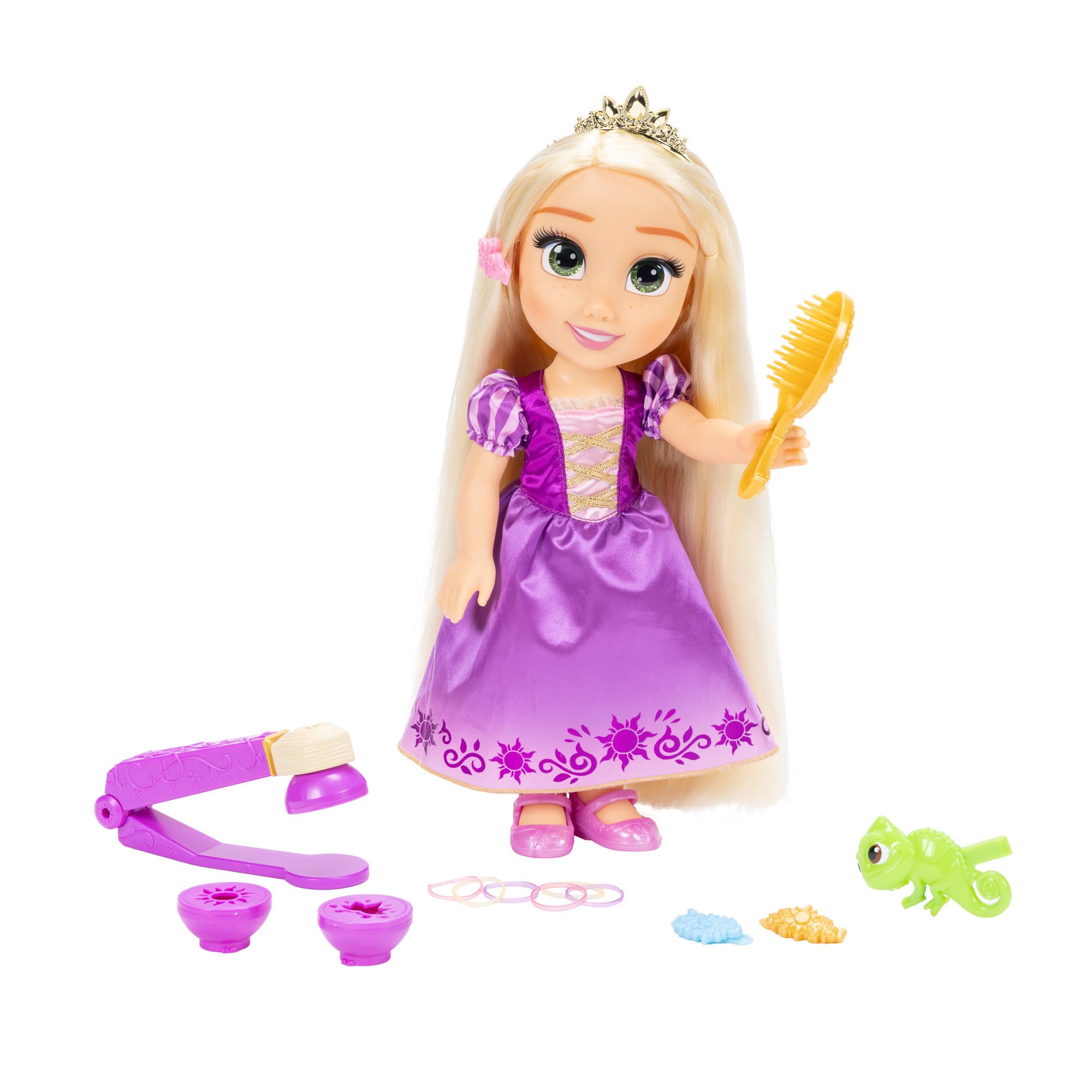 Disney Princess Rapunzel Light Up & Style Hair Feature Doll 14" / 35cm