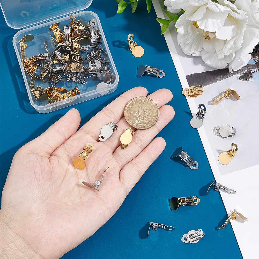Convertisseur Boucle D'oreille Clip UNICRAFTALE 60 Pièce 2 Couleurs Clips Boucles D'Oreilles Matériel Pour Boucles D'oreilles Convertisseur Boucle D'oreille Clip UNICRAFTALE 60 Pièce 2 Couleurs Clips Boucles D'Oreilles Matériel Pour Boucles D'oreilles