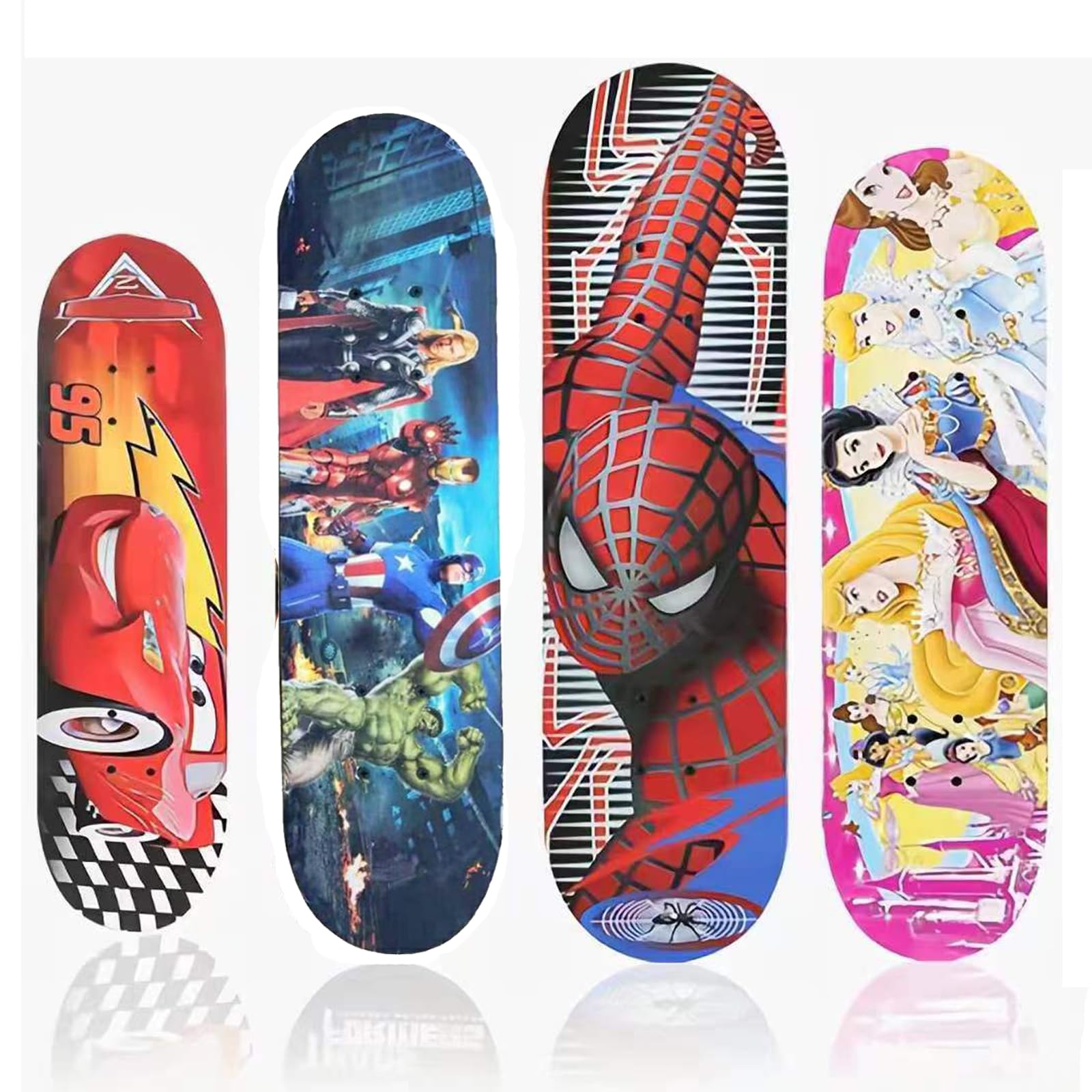 Skateboards for Children 6-12 Years Old Longboard Skateboard Deck Standard Beginner Girls Skateboards 4-6 Years Old Kids Skateboards
