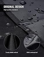 Vista 5 de Funda de TV para exteriores de 40 a 43 pulgadas, con cubierta inferior, material 600D resistente al agua y al polvo, se adapta mejor a tu televisor