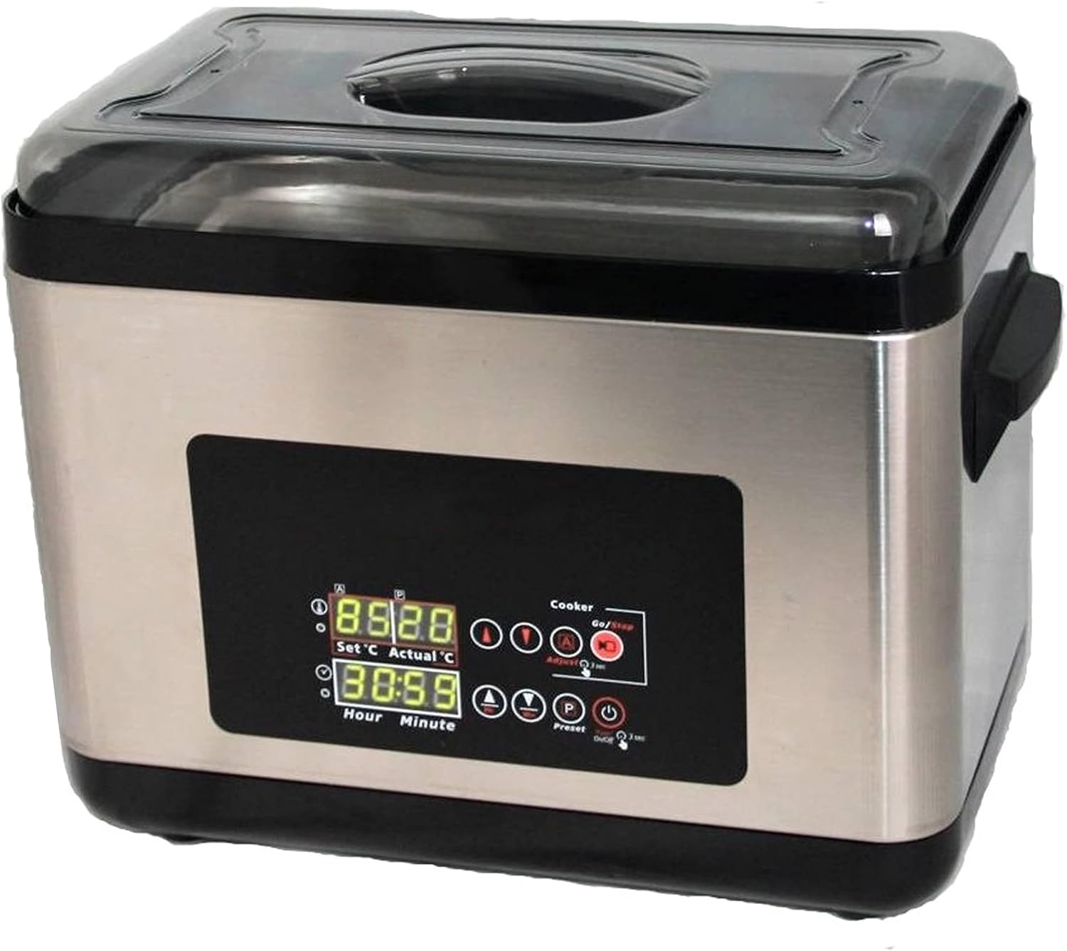 TECHTONGDA Slow Cooker Low Temperature Cooking Pot Slow Cooking Machine