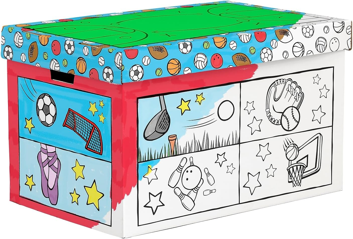 Bankers Box At Play Color in Sports Toy Box