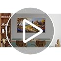KELIYUAN Large Wall Art For Living Room Framed Canvas Wall Decor For Office Decorations For Bedroom Landscape Painting Pictures Prints Artworks Restaurant Kitchen Mural Modern Home Decor 20"X40"