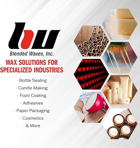Miniatura 8 de Blended Waxes, Inc. - Cera selladora de botellas de 1 libra Pastilles, resistente y versátil para sellado de botellas de vino, cerveza y licor,