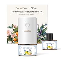 SenseFlow Diffusore di Oli Essenziali SF101 PRO Ultrasuoni Senza Acqua Profumatore per Ambienti