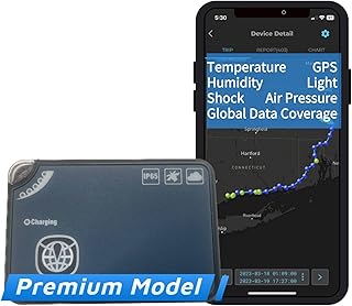 Temperature, Humidity, Shock, Light Monitor & GPS Tracker. Safety & Security for RV, Reptile, Pet, Greenhouse, Fridge, Cooler, Luggage. Remote Monitoring without Wi-Fi. Subscription Required